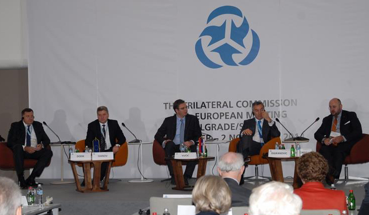 THE TRILATERAL COMMISSION DISCUSSES WESTERN BALKANS